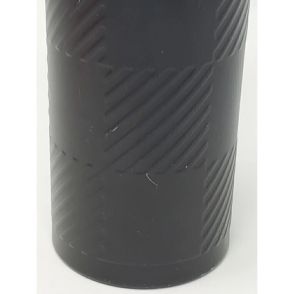 STARBUCKS MATTE BLACK CHECKERBOARD TEXTURED TRAVEL MUG COFFEE BEVERAGE 2012